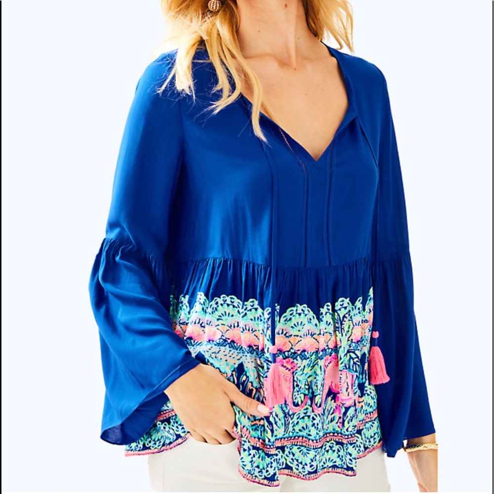 Lilly Pulitzer Kahli Top size Medium